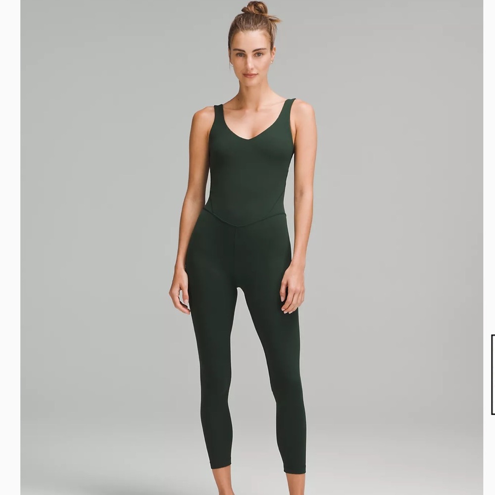 Lululemon Align Bodysuit 25” in Legacy Green